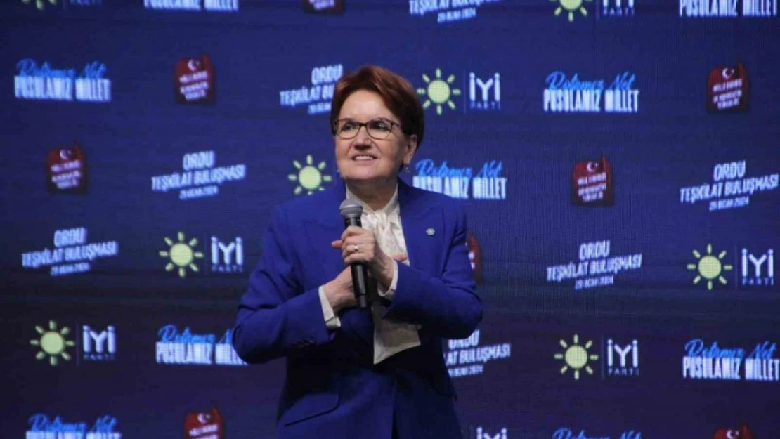 İYİ Parti Genel Başkanı Akşener: 'Sanki seçime değil savaşa gidiyoruz'