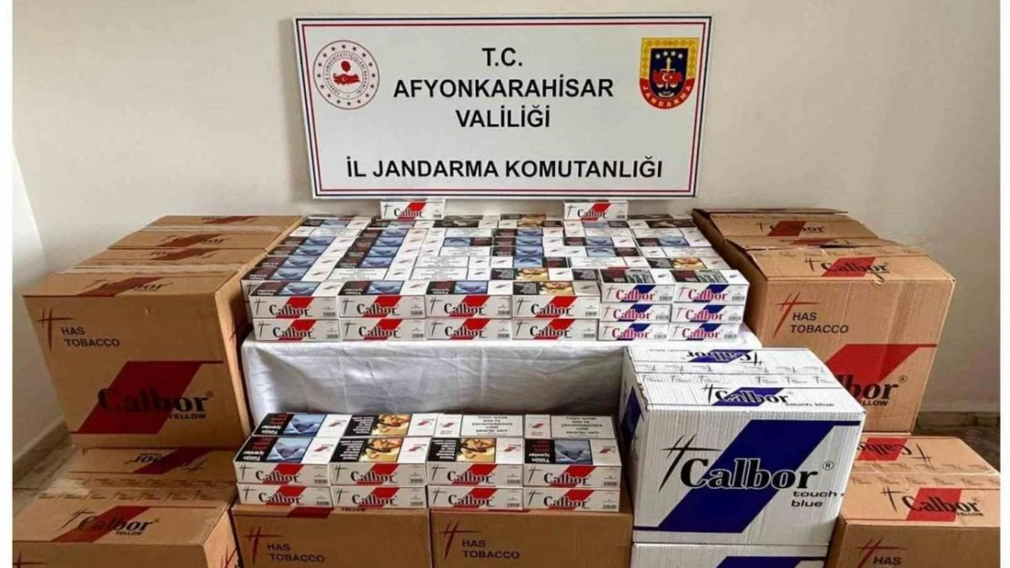 Jandarma 140 bin adet makaron ele geçirdi