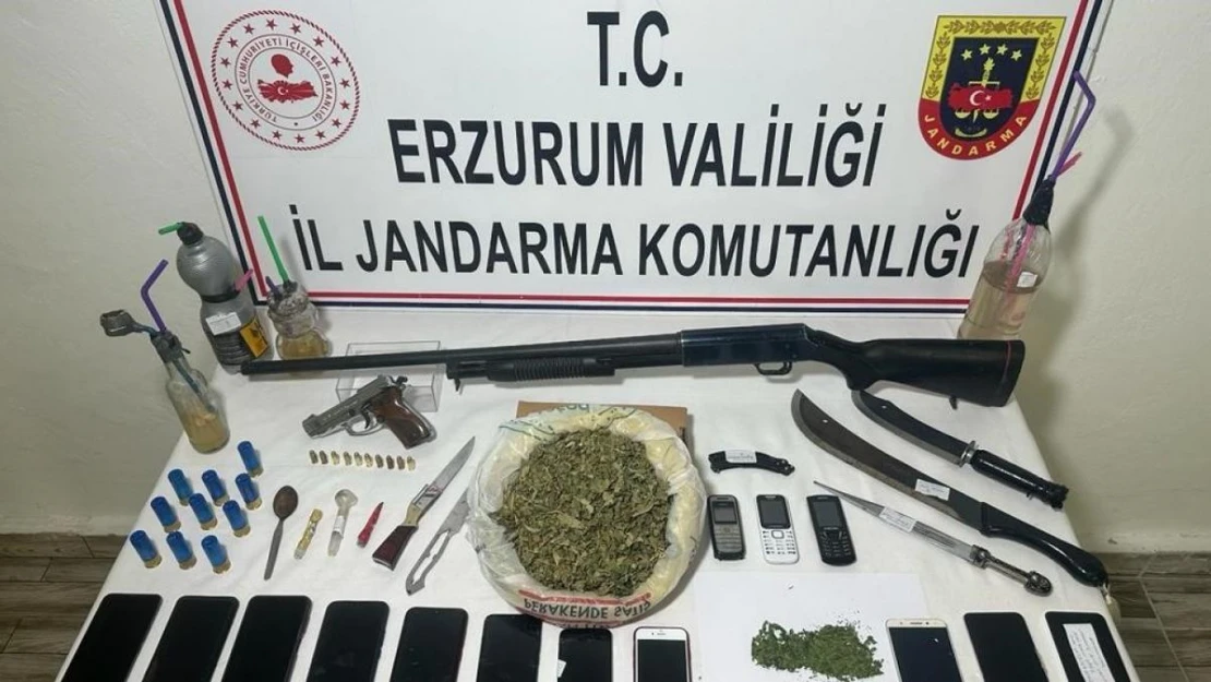 Erzurum'da dev uyuşturucu operasyonu