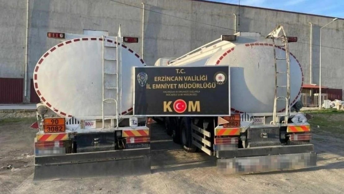 Kaçak akaryakıt taşıyan 2 tanker sürücüsü gözaltına alındı