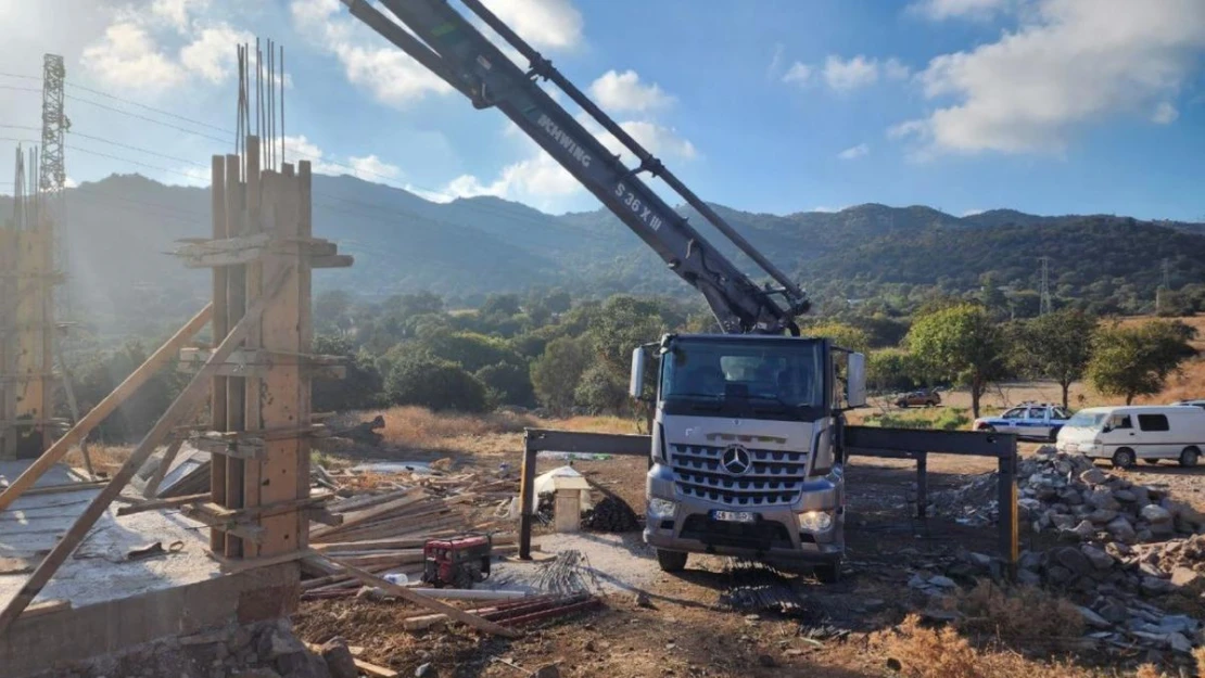 Kaçak inşaatlara beton döken firmalara yasal işlem