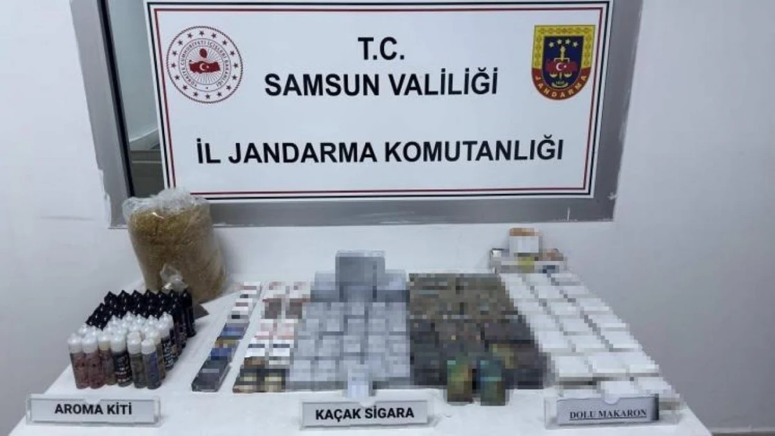 Kaçak tütün satıcısına jandarma ekiplerince operasyon