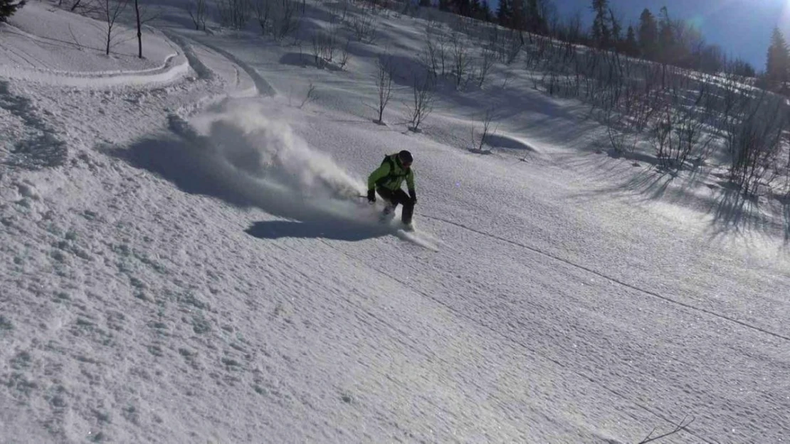 Kaçkar Dağlarında 'Heliski' heyecanı devam ediyor