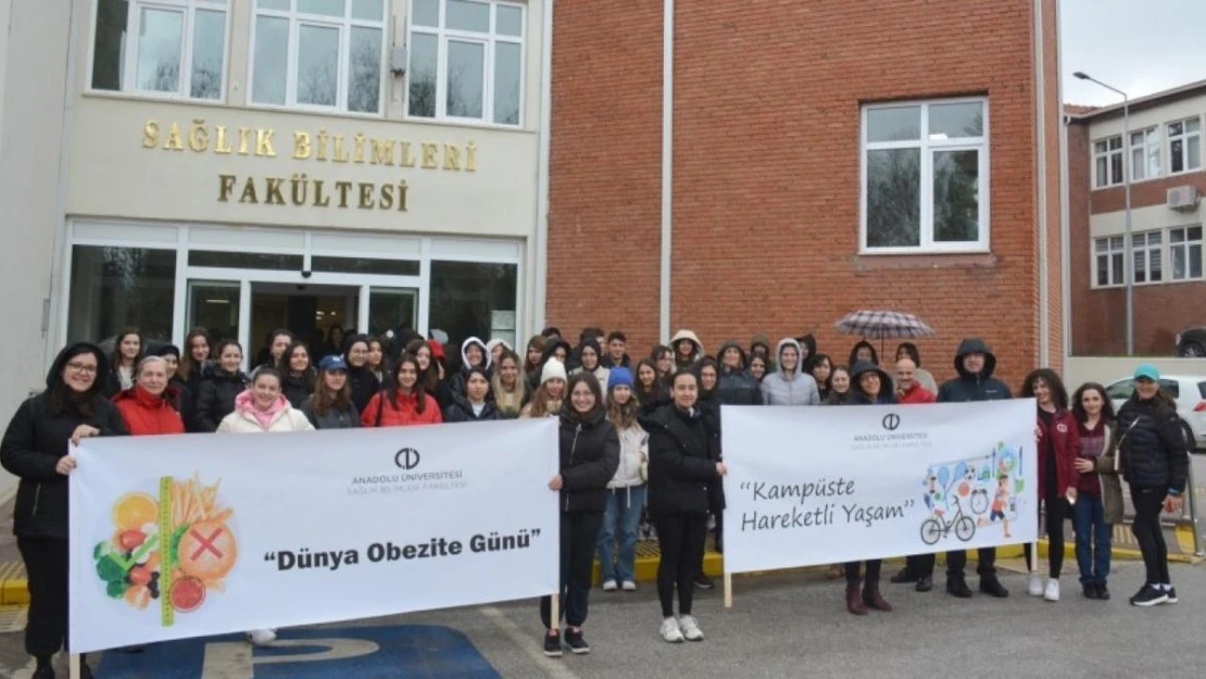 Kampüste 'Obezite Farkındalık Yürüyüşü' gerçekleştirildi