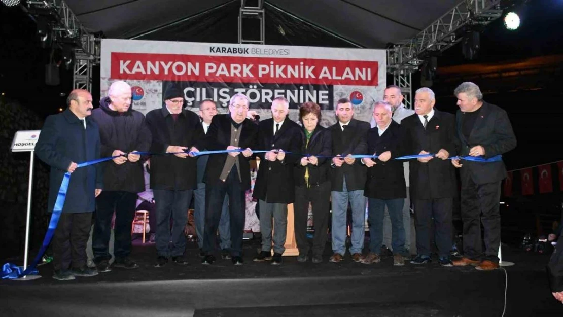 Kanyon Park Piknik Alanı vatandaşların hizmetine açıldı