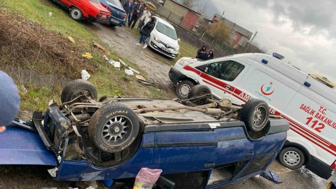 Karabük'te trafik kazası: 2 yaralı