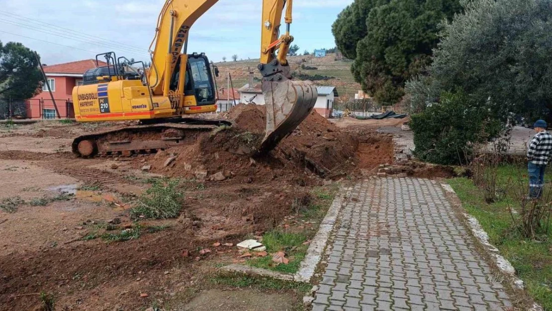 Karacasu Ataeymir İlkokulu için ilk kepçe vuruldu