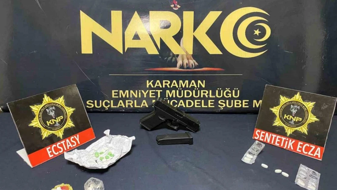 Karaman'da 2 kişi uyuşturucudan tutuklandı