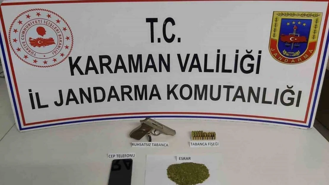 Karaman'da uyuşturucu operasyonu: 1 gözaltı