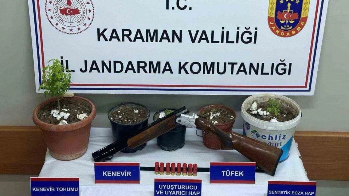 Karamanda uyuşturucu operasyonu: 1 gözaltı