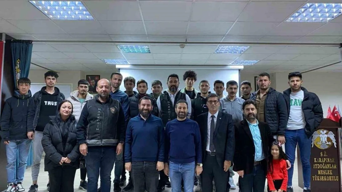 Karapınar'da üniversite öğrencilerine 'Bağımlılıkla Mücadele' semineri