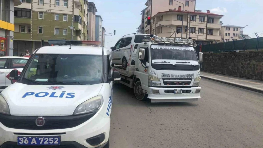 Kars'ta trafik kazası: 1 yaralı