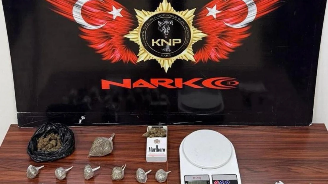 Kars'ta uyuşturucu ele geçirildi