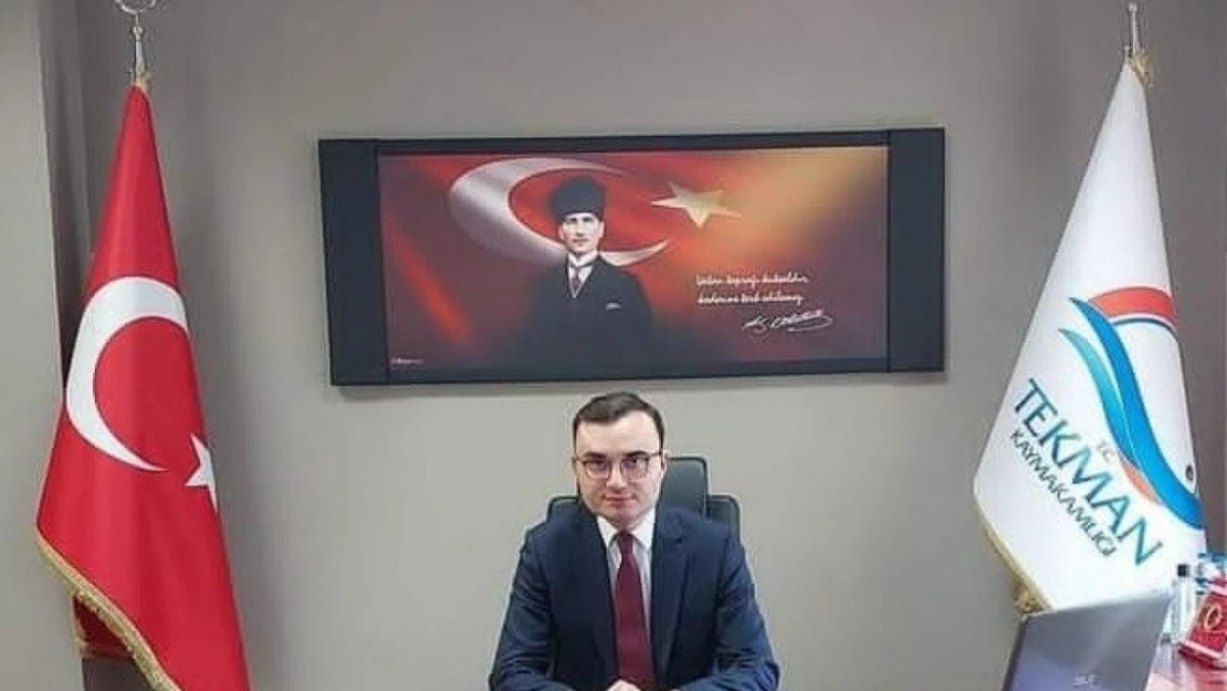 Kaymakam Taşkın 'Hep birlikte Tekman'a hizmet edeceğiz'