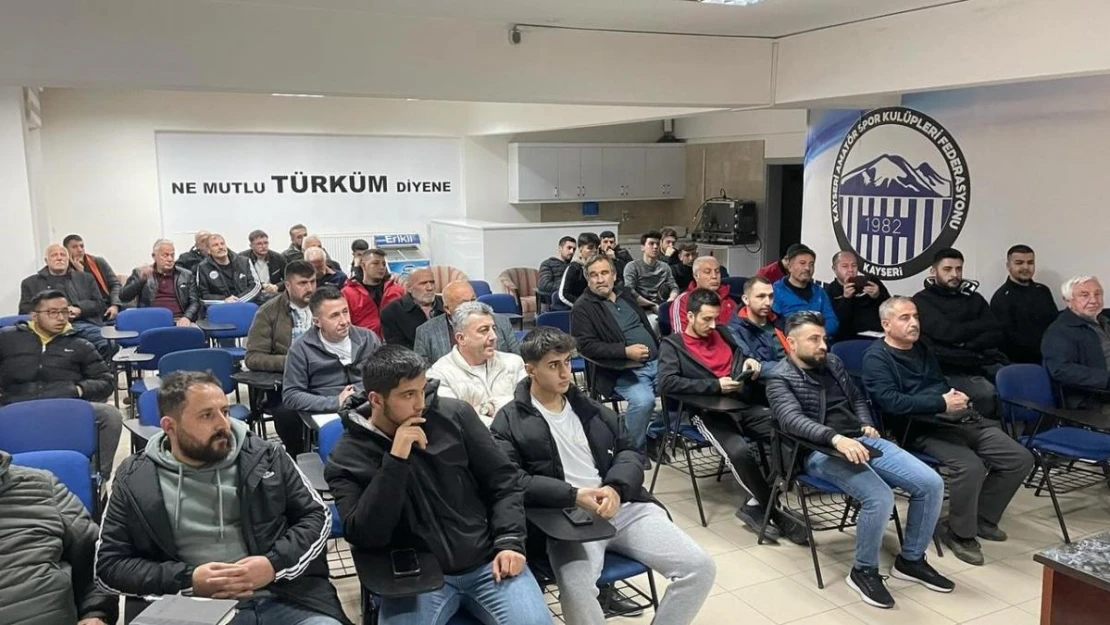 Kayseri 2. Amatör Küme fikstür çekimi yapıldı