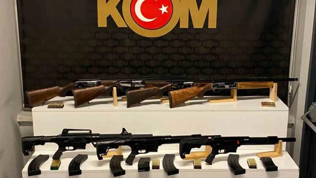 Kayseri'de ruhsatsız silah operasyonu: 3 gözaltı