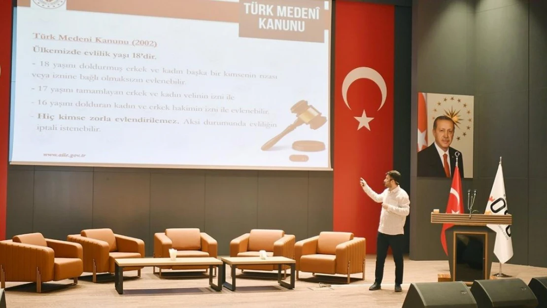 Kayseri OSB personeline Aile içi Şiddetle Mücadele Semineri verildi