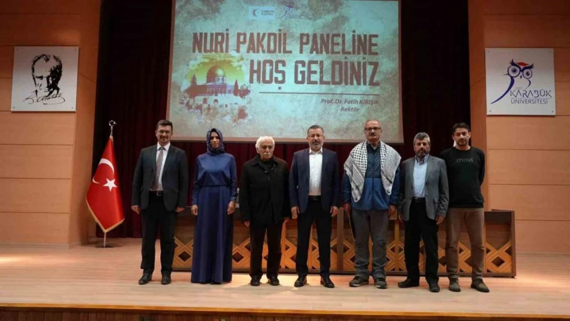 KBÜ'de Kudüs Şairi 'Nuri Pakdil' paneli gerçekleştirildi