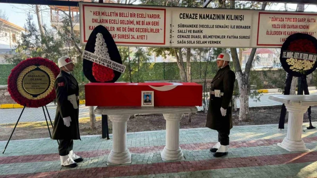 Kıbrıs gazisi Isparta'da son yolculuğuna uğurlandı