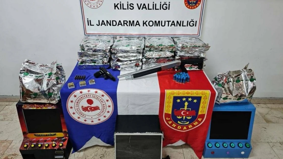 Kilis'te eve kumar baskını: 2 gözaltı