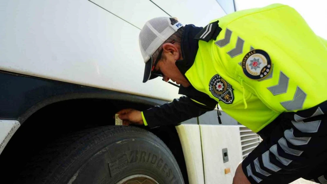 Kırıkkale'de 79 araç trafikten men edildi