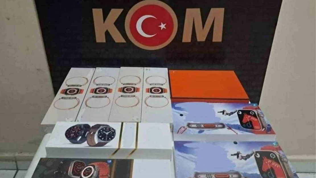 Kırıkkale'de gümrük kaçağı 9 adet akıllı kol saati ele geçirildi