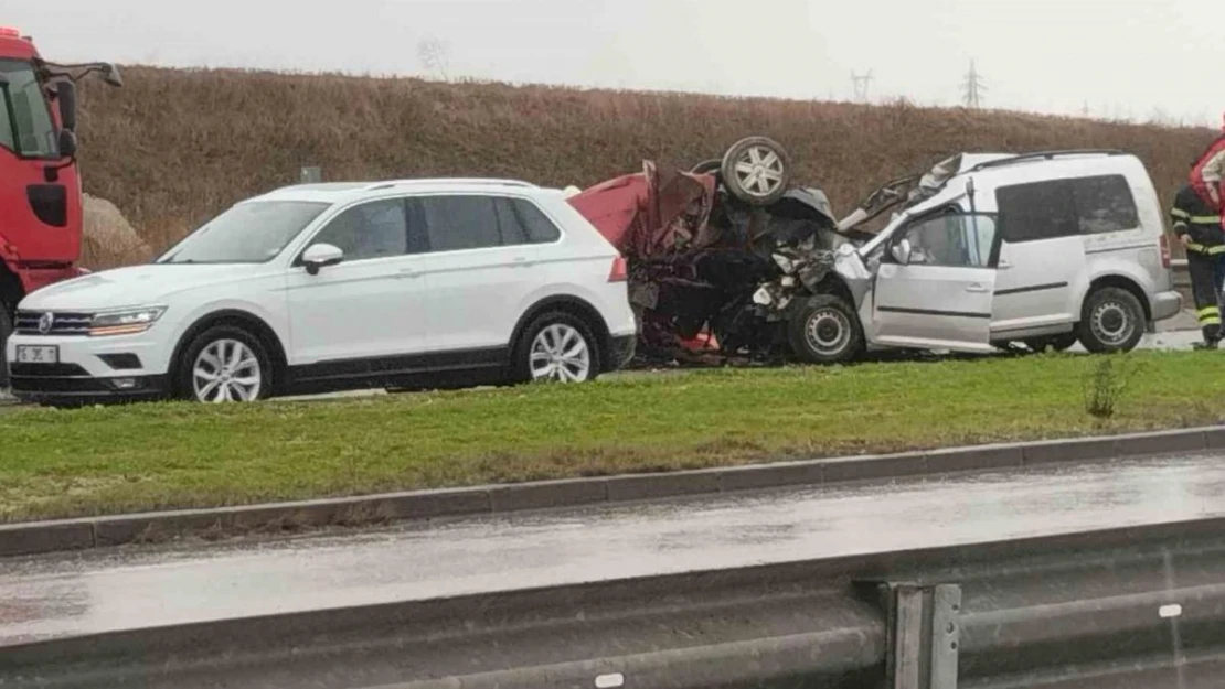 Kırklareli'nde feci kaza: 2 ölü, 1 yaralı