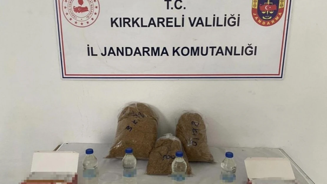 Kırklareli'nde kaçak tütün operasyonu