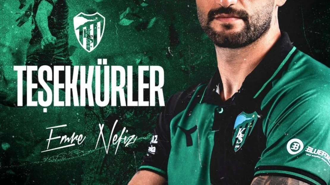 Kocaelispor, Emre Nefiz'in sözleşmesini karşılıklı olarak feshetti