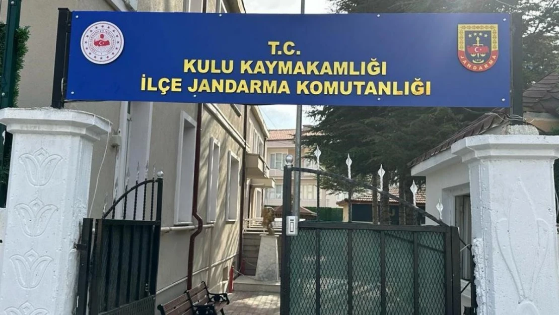 Konya'da aranan şahıs jandarmaya yakalandı