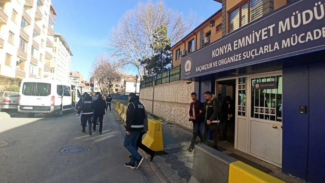 Konya'da aranması bulunan 77 şahıs yakalandı