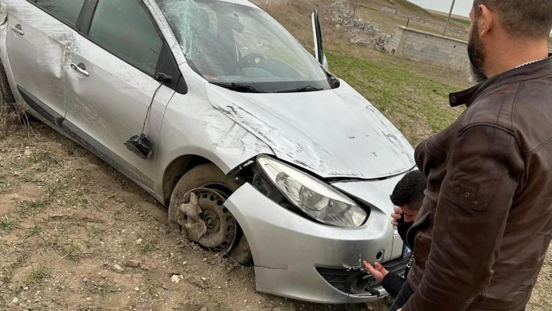 Konya'da otomobil takla attı: 1 yaralı