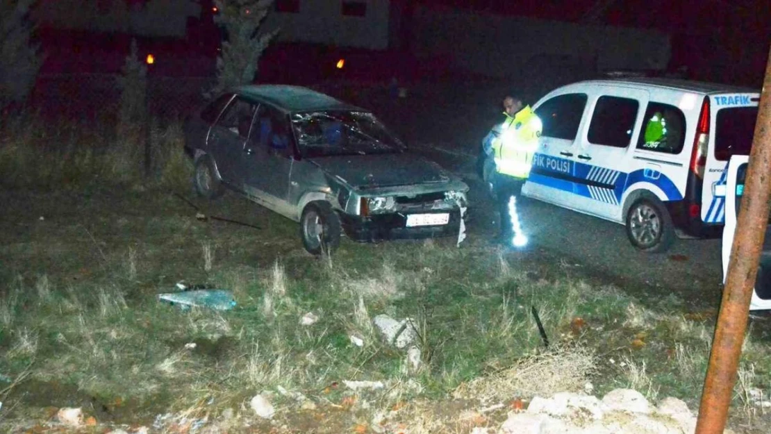 Konya'da trafik kazası: 1 yaralı