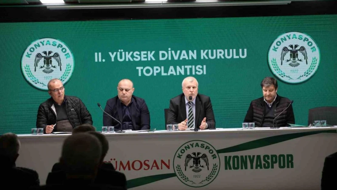 Konyaspor'da 2. Yüksek Divan Kurulu toplantısı yapıldı