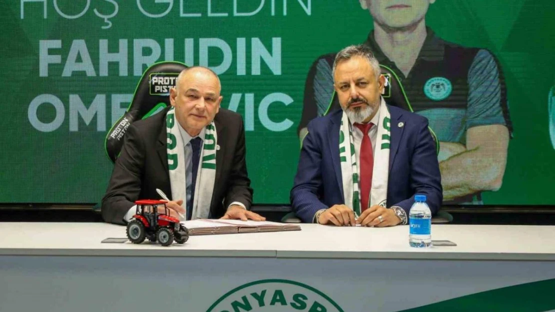 Konyaspor, teknik direktör Fahrudin Omerovic ile resmi sözleşme imzaladı