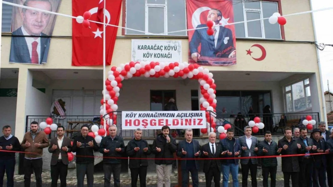 Köy konağı törenle hizmete açıldı