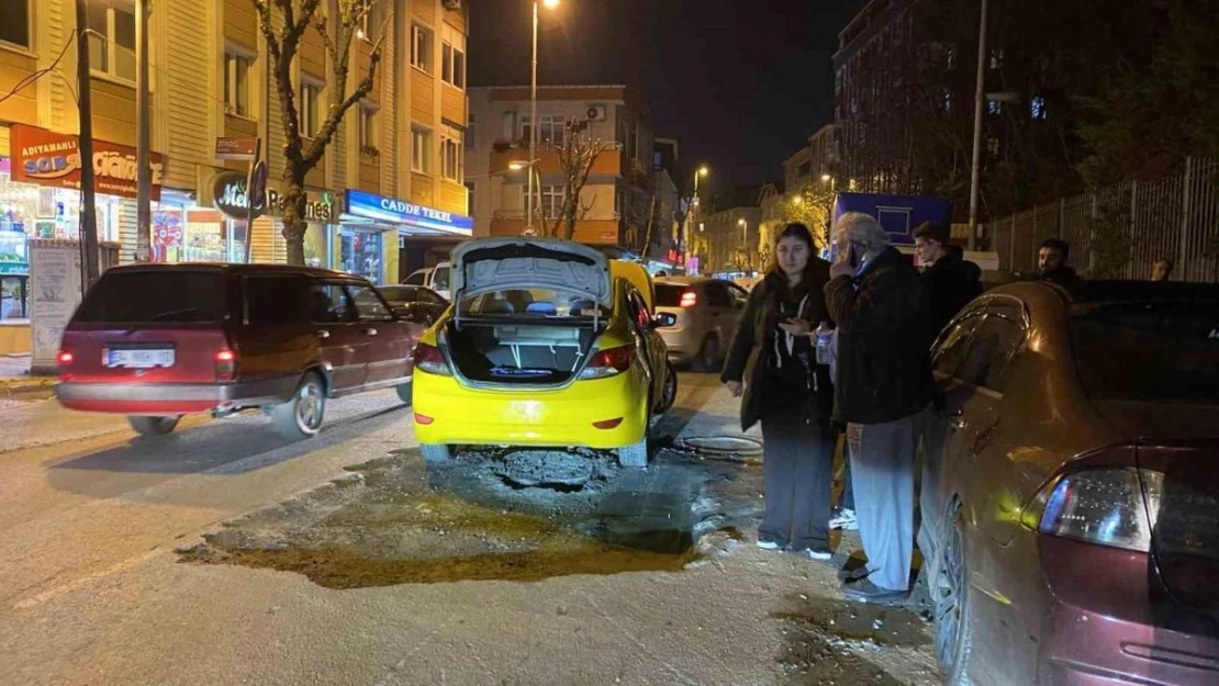 Küçükçekmece'de İSKİ'nin çalışma ardından kapatmadığı rögar kapağı kazaya neden oldu