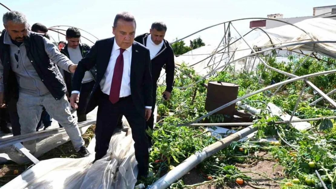 Kumluca'da hortum felaketinin yaraları sarılıyor