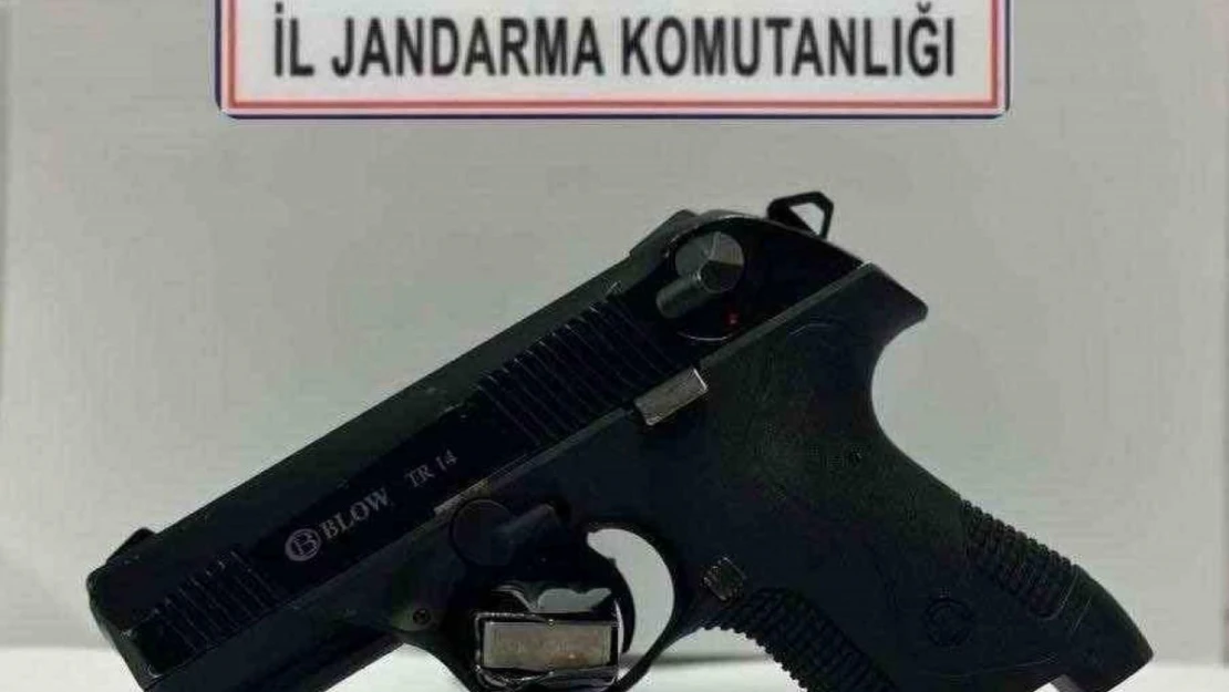 Kuru sıkıdan bozma tabanca ele geçirildi