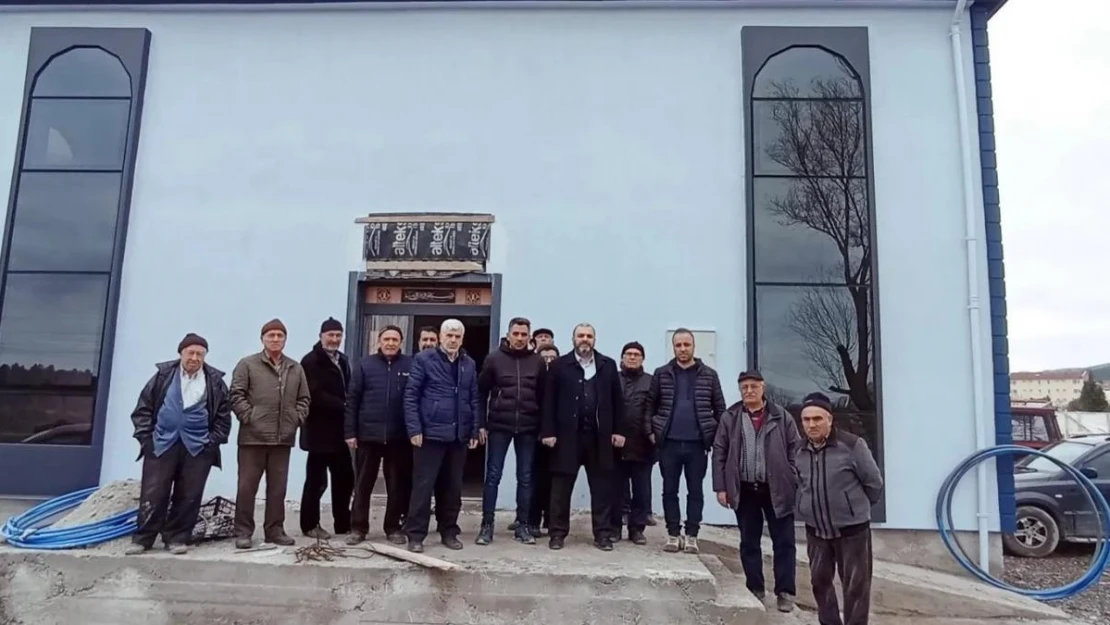 Kütahya'da Safa Merve Camii inşaatı sürüyor