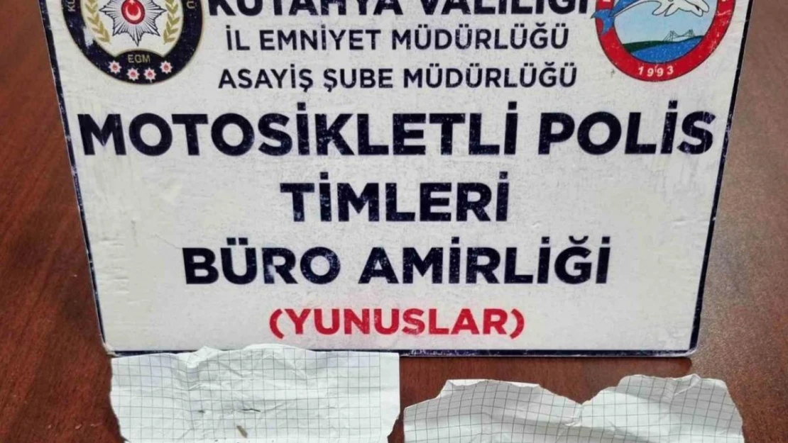 Kütahya'da Yunus Timleri uyuşturucu ele geçirdi