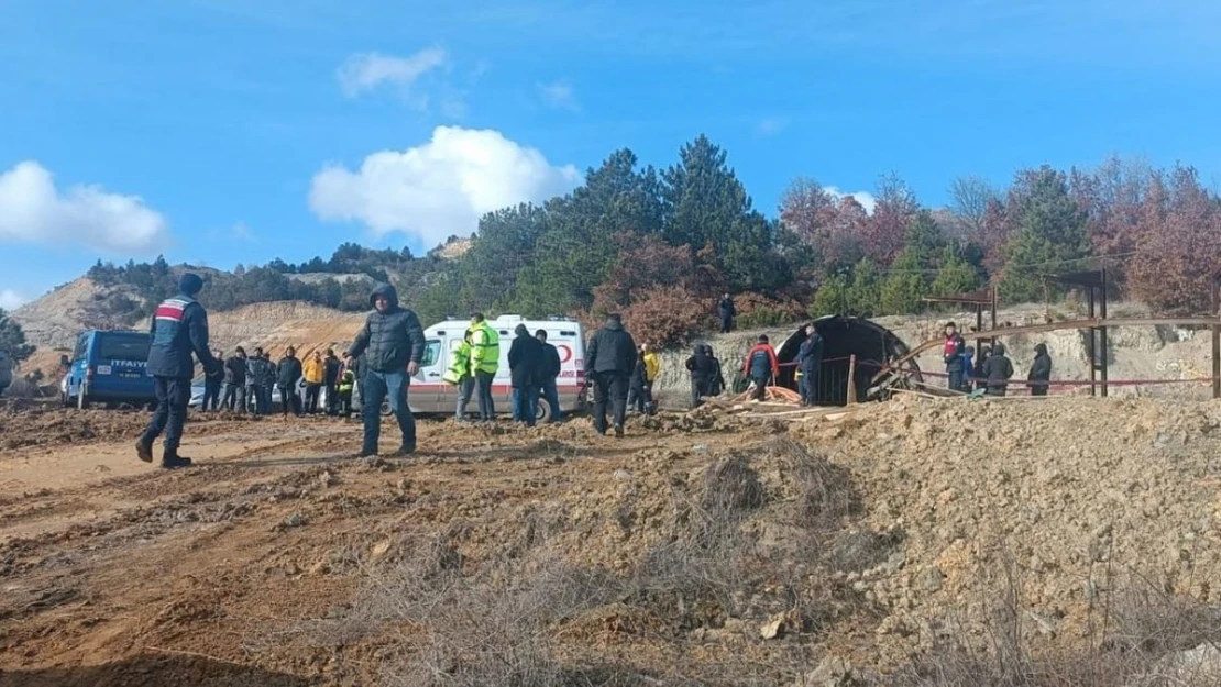 Kütahya Tavşanlı'daki maden ocağında göçük, 1 işçi toprak altında kaldı