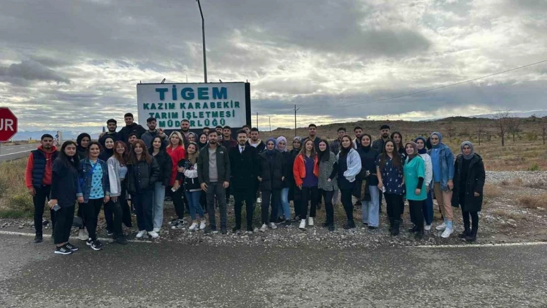 Laborant ve Veteriner Sağlık programı öğrencilerinden TİGEM'e teknik gezi