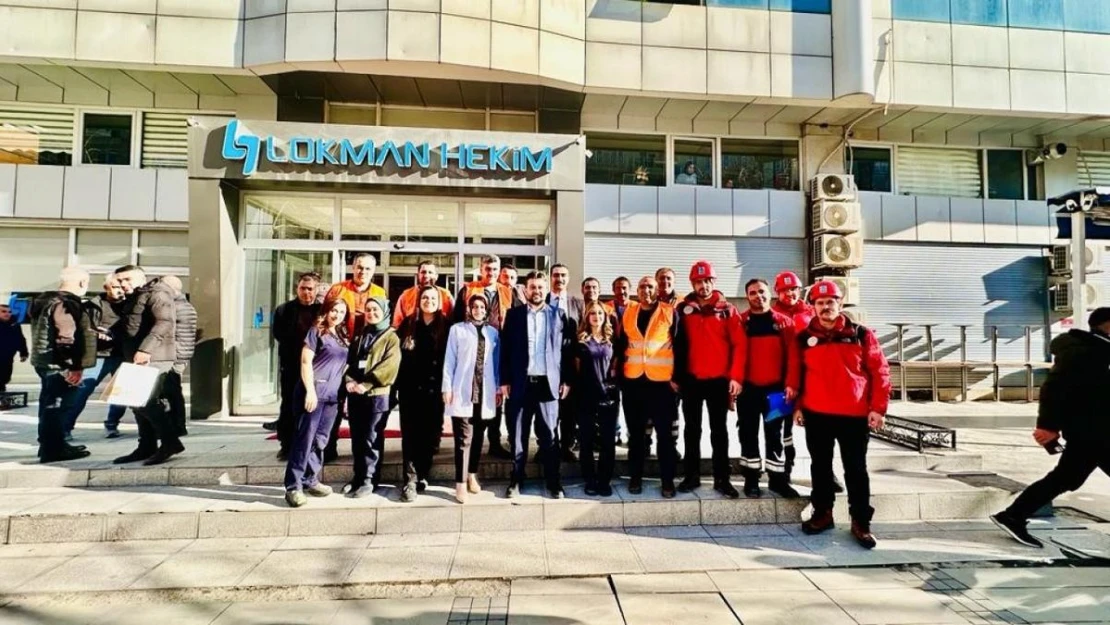 Lokman Hekim Van Hastanesinde yangın tatbikatı