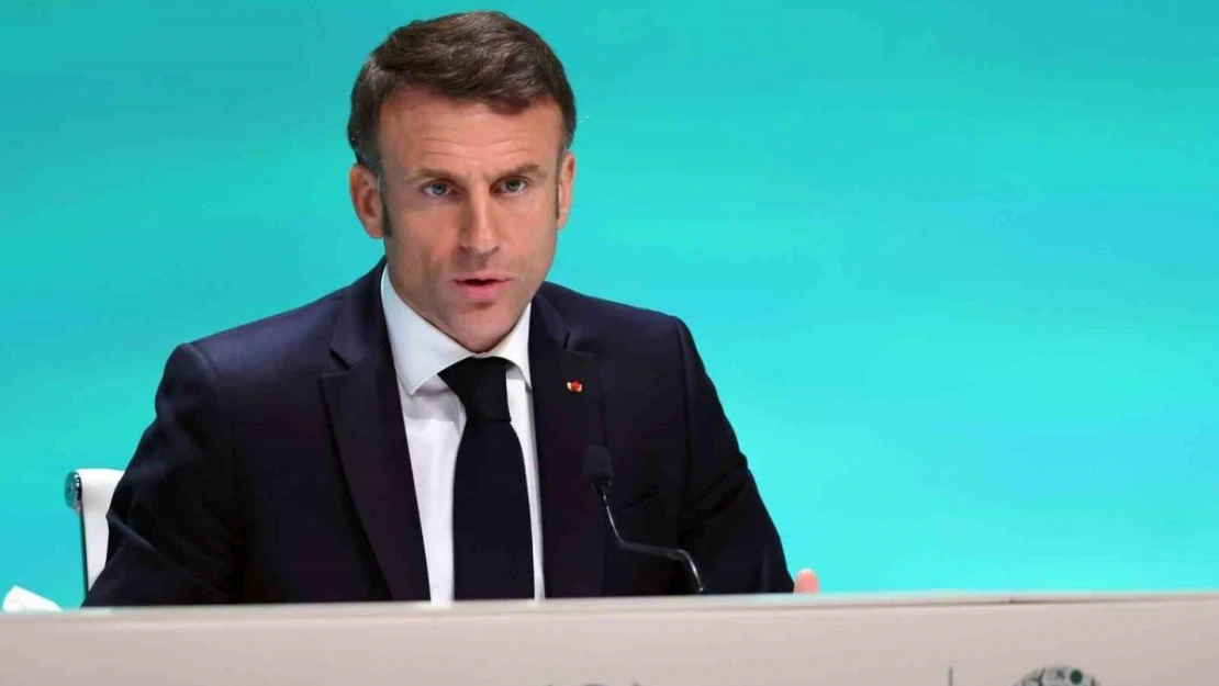 Macron: 'Eğer İsrail'in güvenliği Filistinlilerin hayatları pahasına sağlanırsa bölgede İsrail için kalıcı bir güvenlik olamaz'