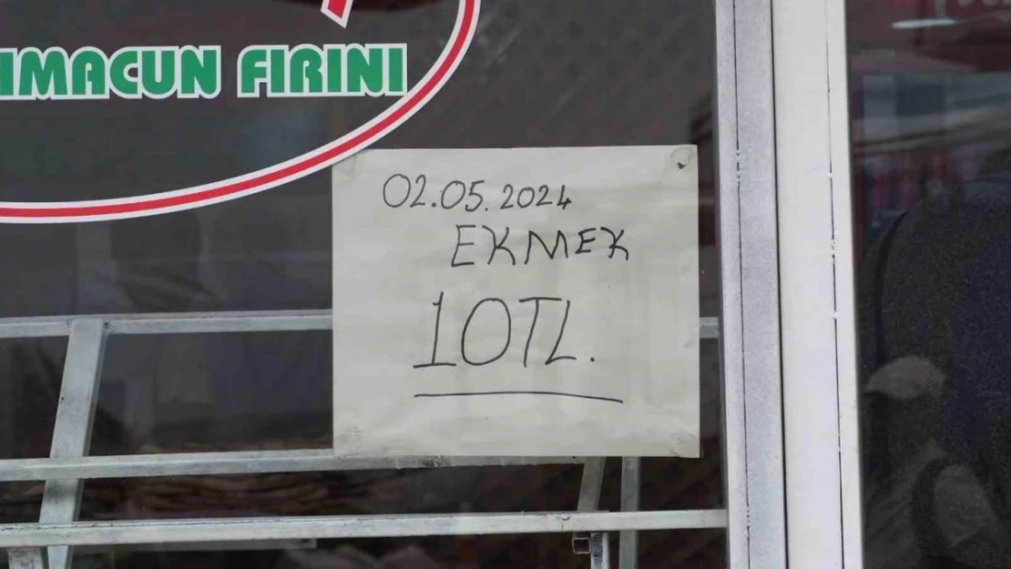 Malatya'da 200 gram pide 10 TL oldu