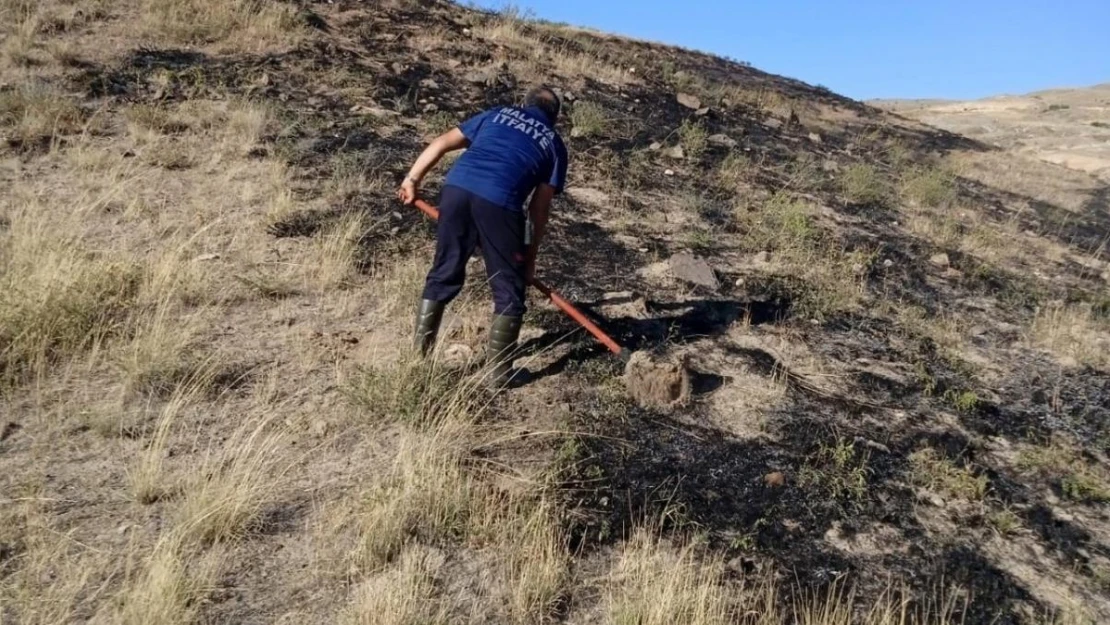 Malatya'da 3 ayrı noktada ot yangını