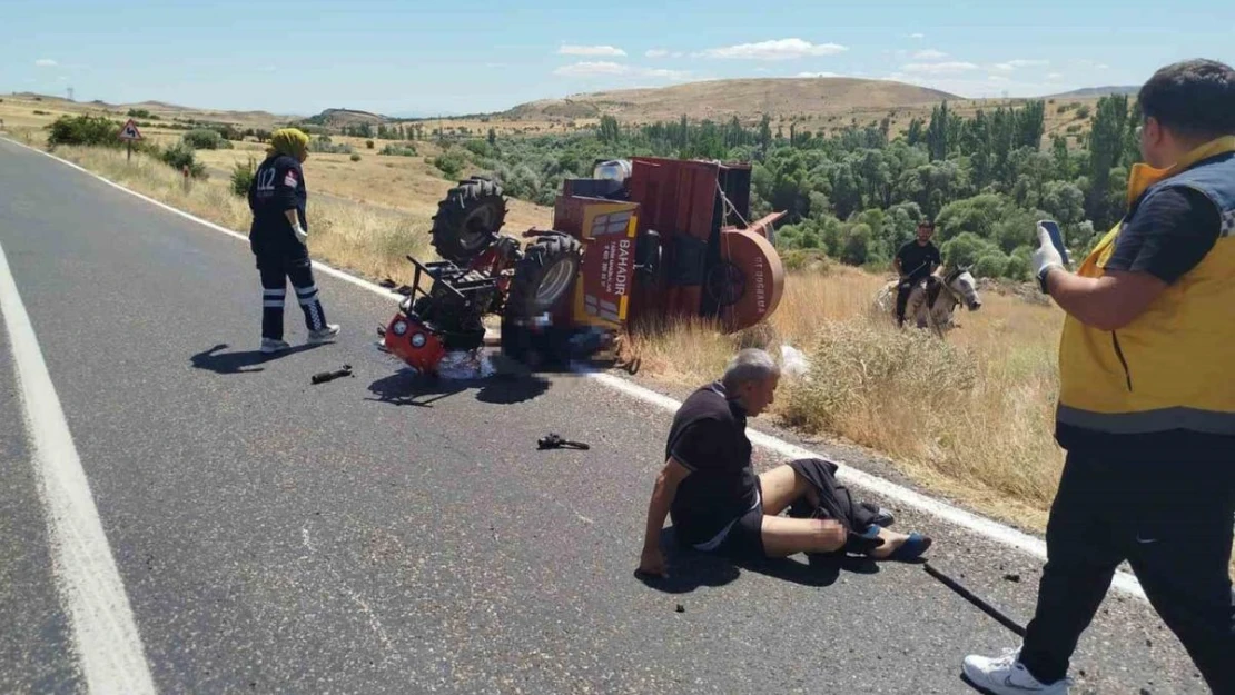 Malatya'da çapa motoru devrildi: 1 ölü, 1 ağır yaralı