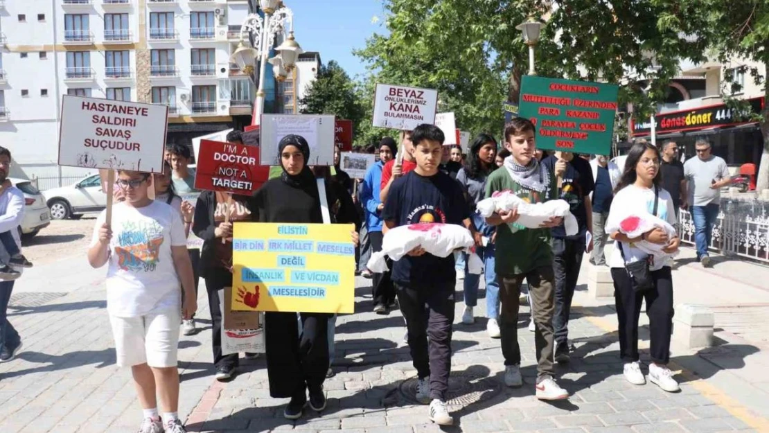 Malatya'da Filistin'e destek yürüyüşü