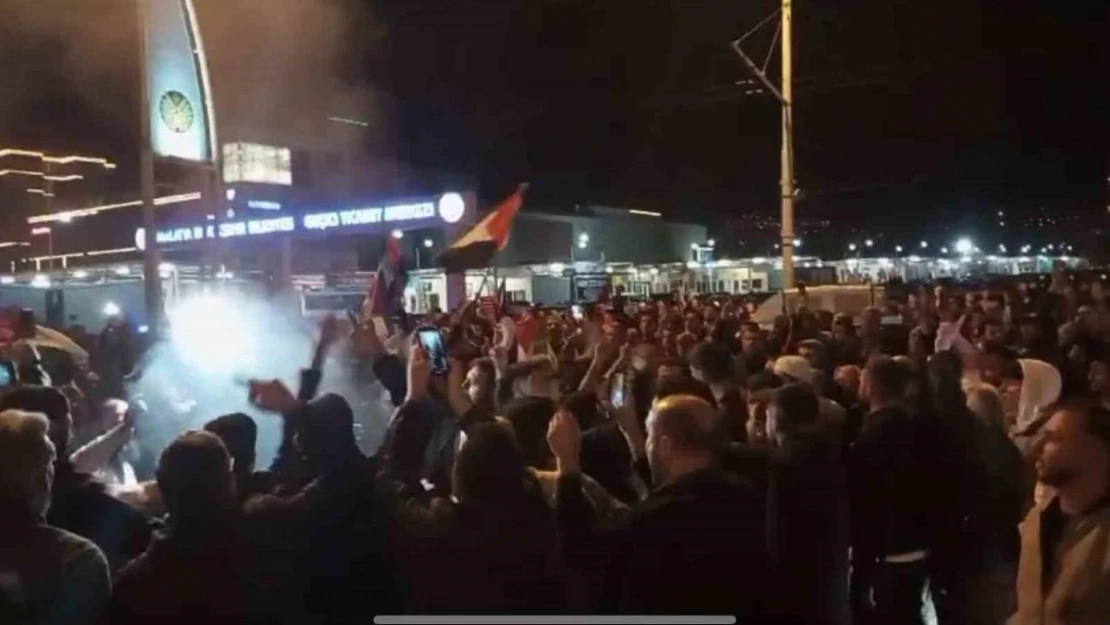 Malatya'da İsrail protesto edildi